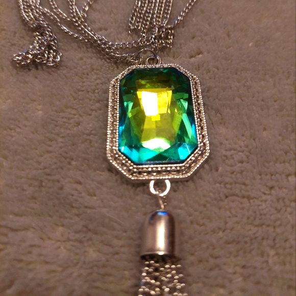 3PCS Green Set: Necklace, Bracelet & Earrings *New* - Picture 6 of 17